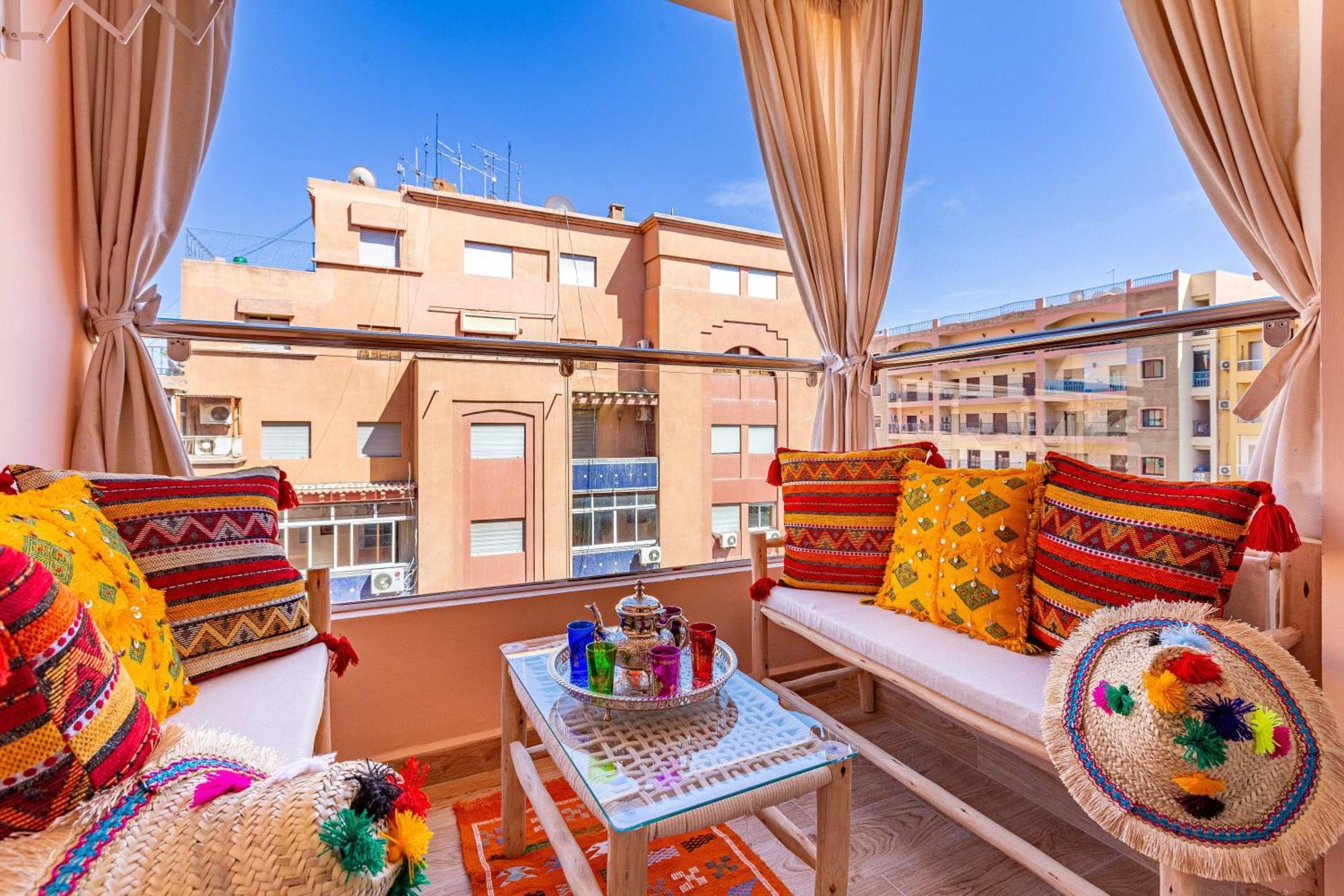 Magnifique Appartement Unique Et Central! Marrakesh Eksteriør billede