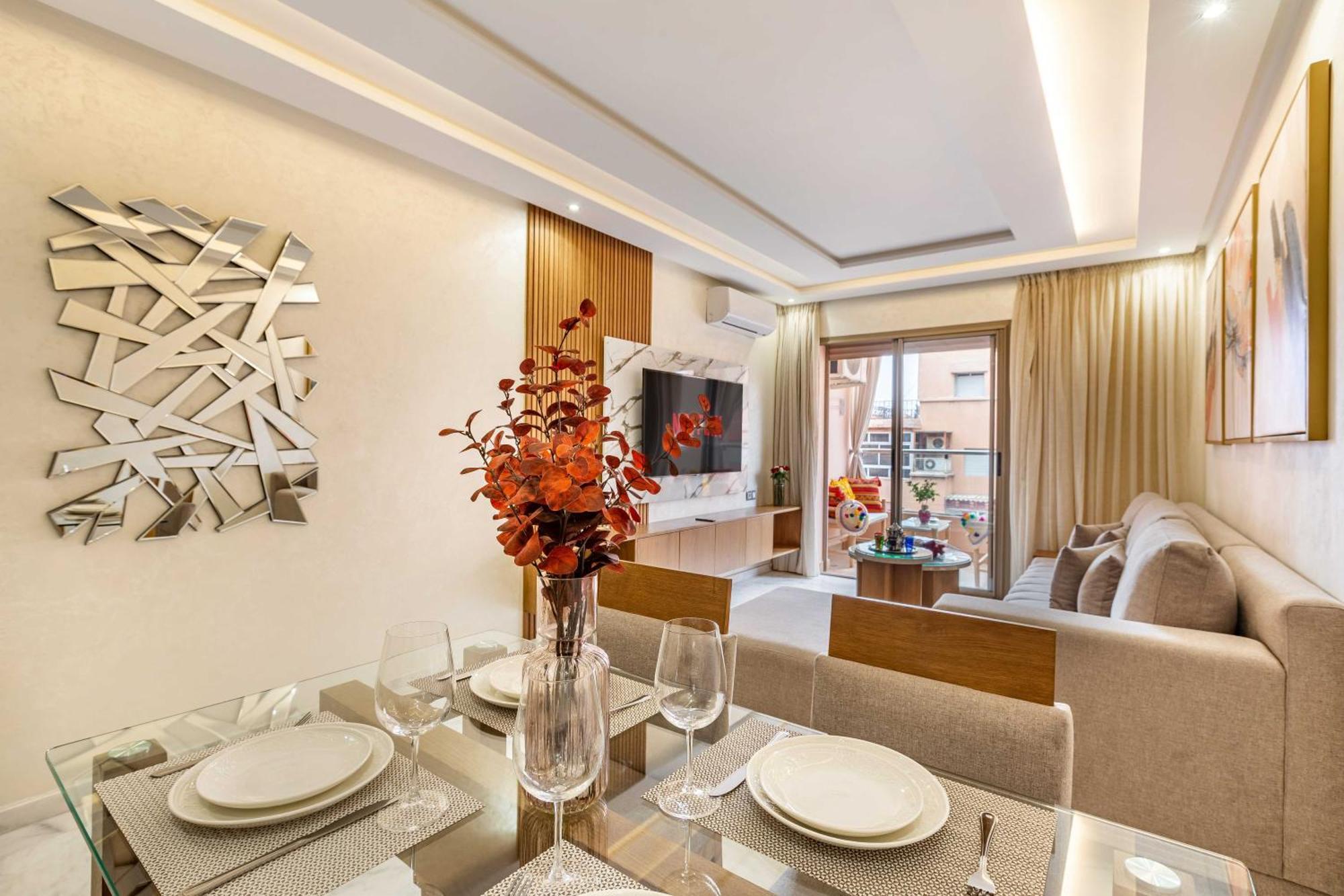 Magnifique Appartement Unique Et Central! Marrakesh Eksteriør billede