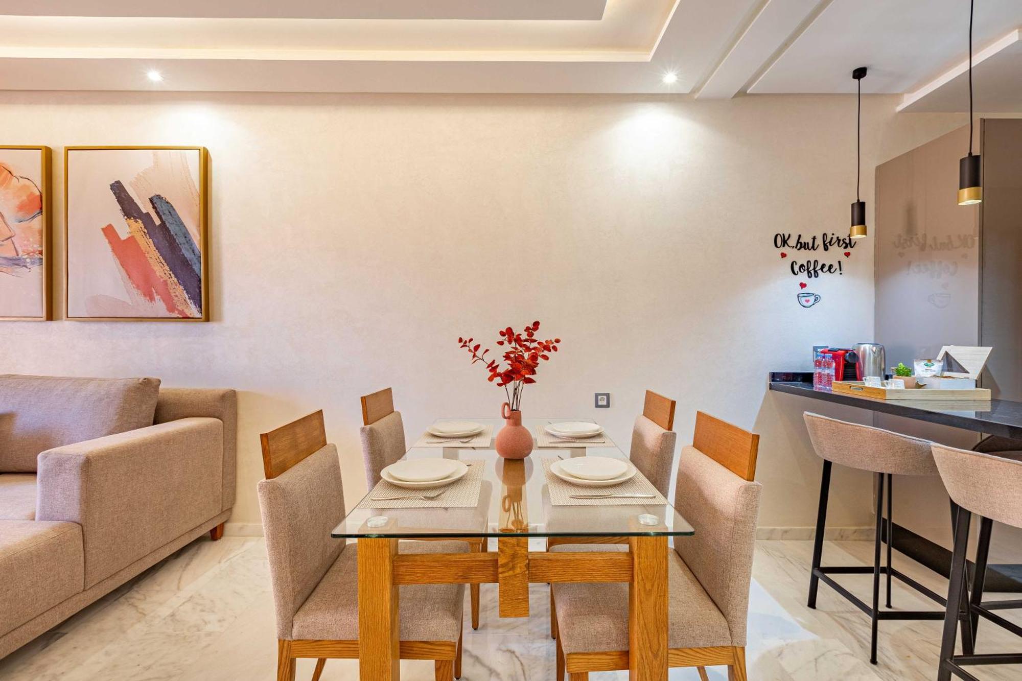 Magnifique Appartement Unique Et Central! Marrakesh Eksteriør billede