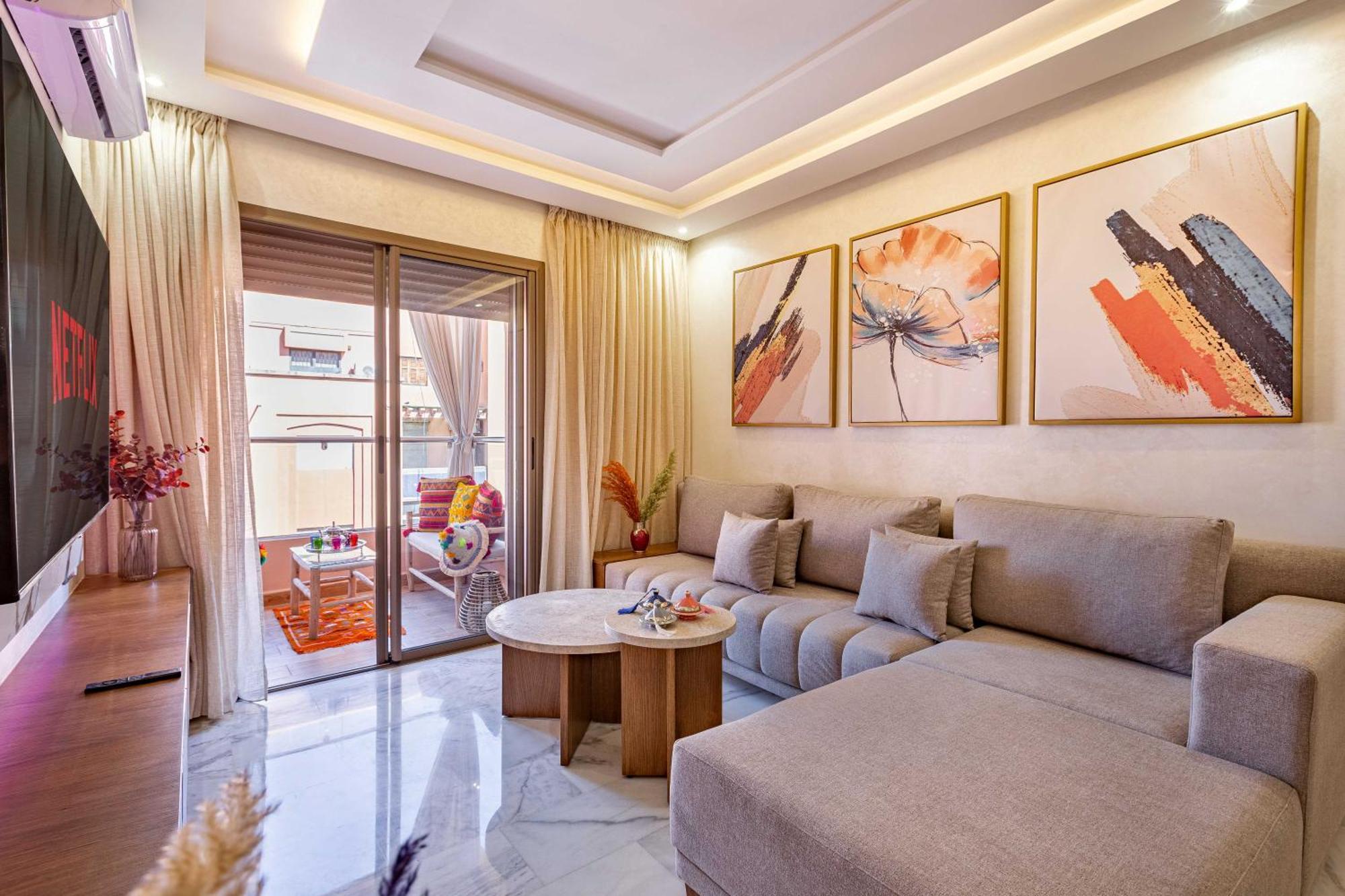 Magnifique Appartement Unique Et Central! Marrakesh Eksteriør billede